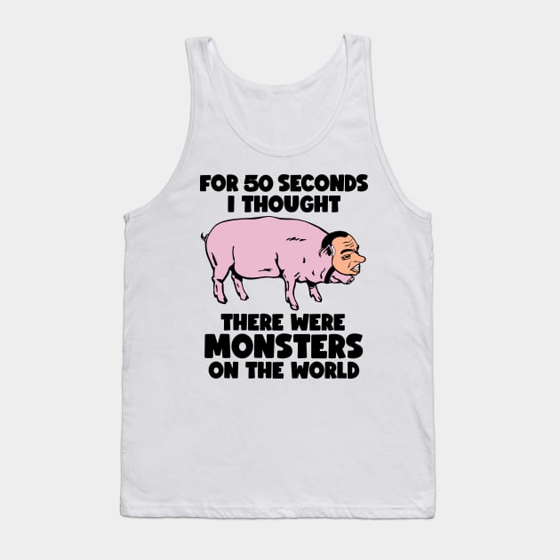 Nixon Pig / Monsters On the World Tank Top by darklordpug